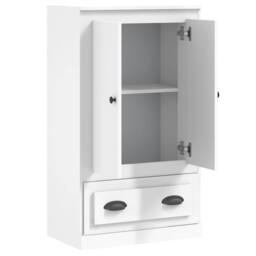 Berkfield Home Highboard White 60x35.5x103.5 cm Engineered Wood - thumbnail 8