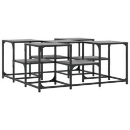 Berkfield Home Decorative Coffee Table Grey Sonoma 91x91x40 cm Engineered Wood - Size: 91 x 91 x 40 cm - thumbnail 3