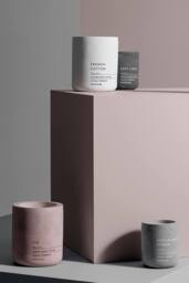 Blomus Fraga Scented Candle Medium - Rose Dust in Pink - thumbnail 2