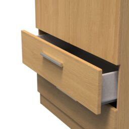 Ready Assembled 2 U Windsor 2 Door 2 Drawer Wardrobe (Ready Assembled) in Light Brown - thumbnail 6