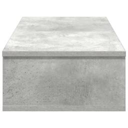 Berkfield Home Wall Shelf with Drawers Concrete Grey 80x31x17 cm Engineered Wood - Size: 80 x 31 x 17 cm - thumbnail 5