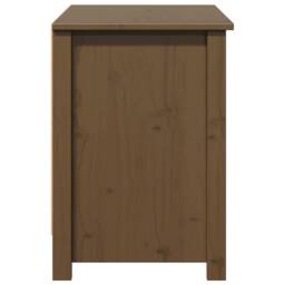 Berkfield Home TV Cabinet Honey Brown 103x36.5x52 cm Solid Wood Pine - thumbnail 6
