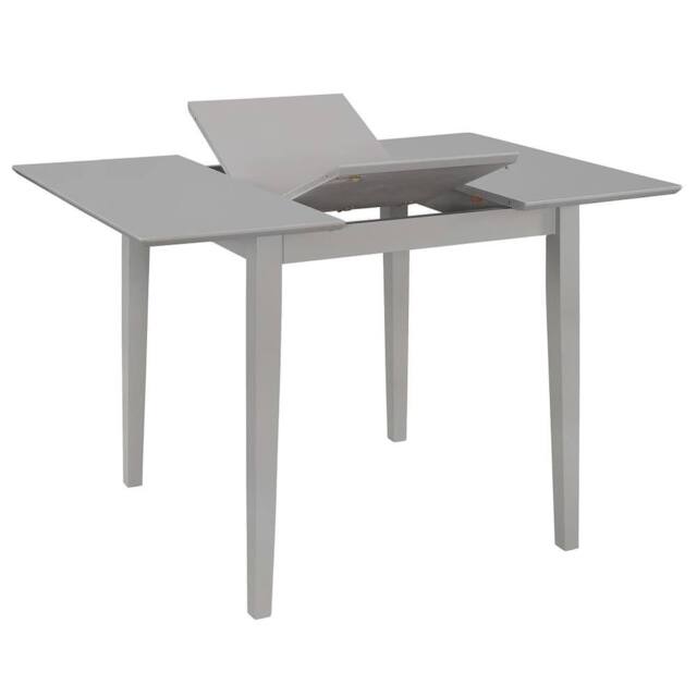 Berkfield Home Extendable Dining Table Grey (80-120)x80x74 cm MDF - image 1
