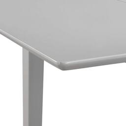 Berkfield Home Extendable Dining Table Grey (80-120)x80x74 cm MDF - thumbnail 5
