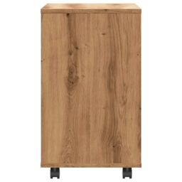 Berkfield Home Side Table Artisan Oak 70x35x55 cm Engineered Wood in Brown - Size: 70 x 35 x 55 cm - thumbnail 5