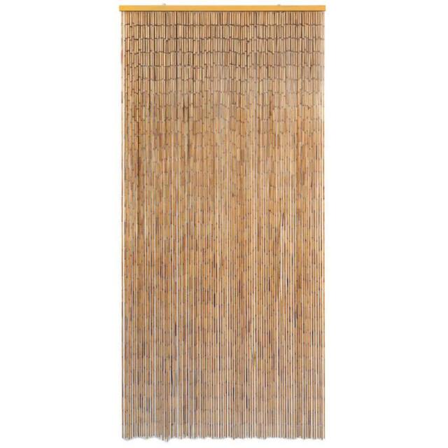 Berkfield Home Door Curtain Bamboo 90x200 cm in Brown - image 1