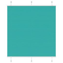 Berkfield Home Pleated Blind Petrol Green 120x150 cm Fabric Width 119.4 cm Polyester
