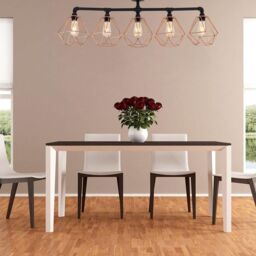 ValueLights Luiggi Black Ceiling Bar Light - thumbnail 5