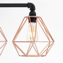 ValueLights Luiggi Black Ceiling Bar Light - thumbnail 4