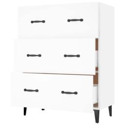 Berkfield Home Sideboard White 69.5x34x90 cm Engineered Wood - thumbnail 6