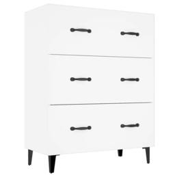 Berkfield Home Sideboard White 69.5x34x90 cm Engineered Wood - thumbnail 3