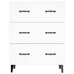 Berkfield Home Sideboard White 69.5x34x90 cm Engineered Wood - thumbnail 5