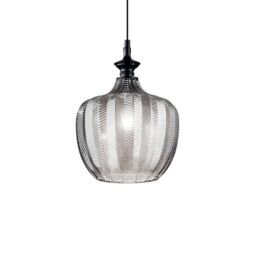 Netlighting Lord Decorative Glass Dome Pendants Smoke E27 in Grey - thumbnail 1