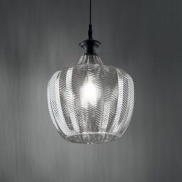 Netlighting Lord Decorative Glass Dome Pendants Smoke E27 in Grey - thumbnail 2