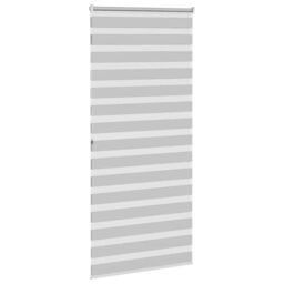 Berkfield Home Zebra Blind Light Grey 105x200 cm Fabric Width 100.9 cm Polyester - thumbnail 4