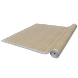Berkfield Home Rectangular Natural Bamboo Rugs 4 pcs 120x180 cm in Beige - Size: 100 cm diameter - thumbnail 4