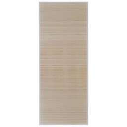 Berkfield Home Rectangular Natural Bamboo Rugs 4 pcs 120x180 cm in Beige - Size: 100 cm diameter - thumbnail 3