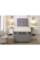 Starlight Beds Memory Foam Mattress Topper 2.5cm Thick Pressure-Relieving Comfort in White - Size: Single - thumbnail 3