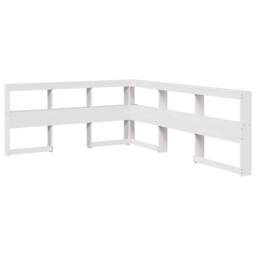 Berkfield Home Bookcase Bed without Mattress White 160x200cm Solid Wood Pine - Size: 160x200 cm - thumbnail 9