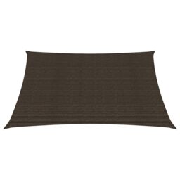 Berkfield Home Sunshade Sail 160 g/m ² Brown 2.5x3 m HDPE - thumbnail 2