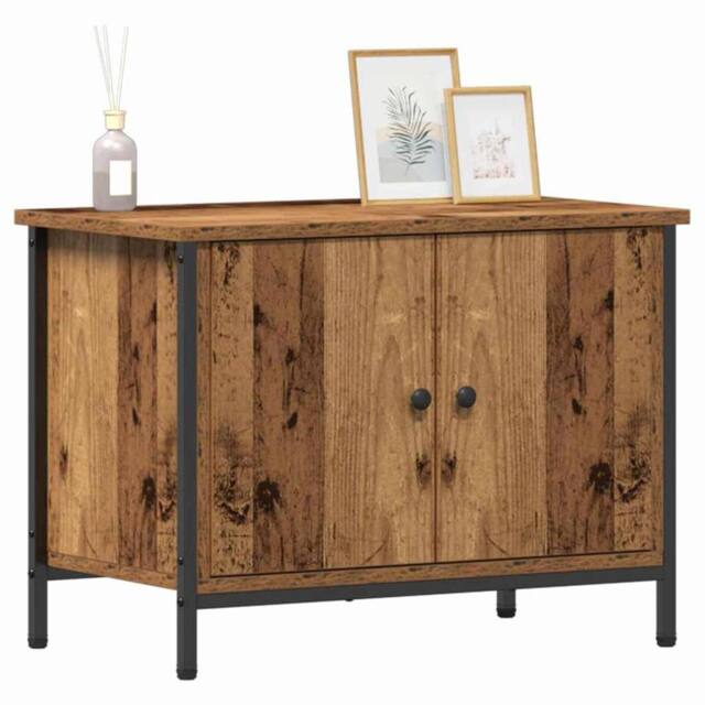 Berkfield Home Old Wood TV Stand Old wood Wood 60 x 35 x 45 cm Durable in Brown - image 1