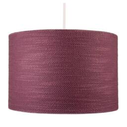 Happy Homewares Tawny Port Burgundy Textured Linen Pendant Light Shade with Diffuser - Size: 12 inches - thumbnail 8