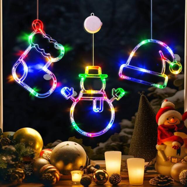 Garwarm Christmas Window Lights, Christmas Decoration New Year Eve - image 1