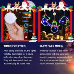 Garwarm Christmas Window Lights, Christmas Decoration New Year Eve - thumbnail 6