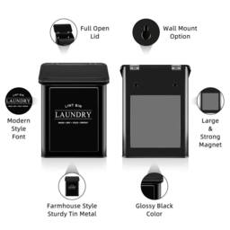 Kelvenix Magnetic Lint Bin for Laundry Room in Black - Size: 0.6m2 - thumbnail 3