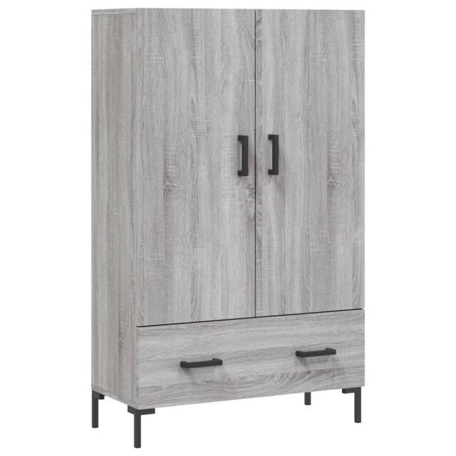 Berkfield Home Highboard Grey Sonoma 69.5x31x115 cm Engineered Wood - image 1