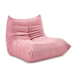 Bravich LTD Lounge Chair Cocoon Lazy Comfort Armchair Sofa Statement Cuddle Chair in Pink - thumbnail 2