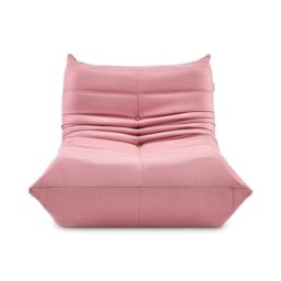 Bravich LTD Lounge Chair Cocoon Lazy Comfort Armchair Sofa Statement Cuddle Chair in Pink - thumbnail 3