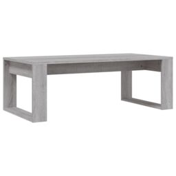Berkfield Home Coffee Table Grey Sonoma 102x50x35 cm Engineered Wood - Size: 102 x 50 x 35 cm - thumbnail 6