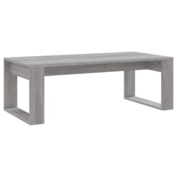 Berkfield Home Coffee Table Grey Sonoma 102x50x35 cm Engineered Wood - Size: 102 x 50 x 35 cm - thumbnail 2