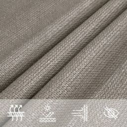 Berkfield Home Sunshade Sail 160 g/m¬≤ Square Light Grey 7x7 m HDPE - thumbnail 8