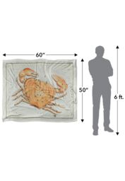 Graffitee Studios Vintage Cancer Zodiac Silky Touch Super Soft Throw Blanket 152 X 127 cm in White - thumbnail 5