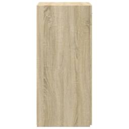 Berkfield Home Sideboard Sonoma Oak 50x42.5x93 cm Engineered Wood in Light Brown - thumbnail 5