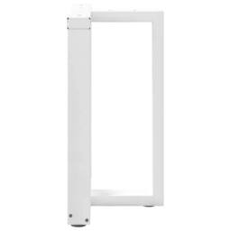Berkfield Home Dining Table Legs T-Shaped¬†2 pcs White 50x35x(72-73) cm Steel - thumbnail 5