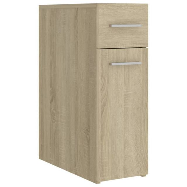 Berkfield Home Apothecary Cabinet Sonoma Oak 20x45.5x60 cm Engineered Wood in Light Brown - image 1