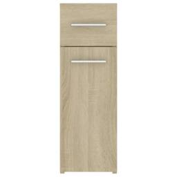 Berkfield Home Apothecary Cabinet Sonoma Oak 20x45.5x60 cm Engineered Wood in Light Brown - thumbnail 6