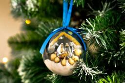 Marco Paul 7pc Nativity Scene Christmas Tree Baubles - Size: 7 Pack - thumbnail 2