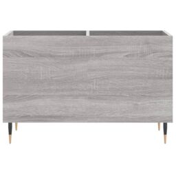 Berkfield Home Record Cabinet Grey Sonoma 74.5x38x48 cm Engineered Wood - thumbnail 4