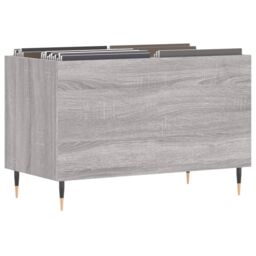 Berkfield Home Record Cabinet Grey Sonoma 74.5x38x48 cm Engineered Wood - thumbnail 3