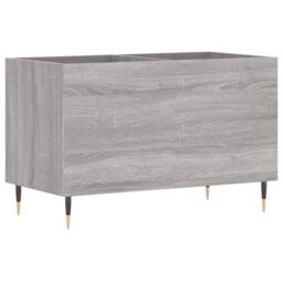 Berkfield Home Record Cabinet Grey Sonoma 74.5x38x48 cm Engineered Wood - thumbnail 2