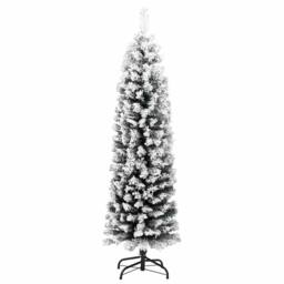 Berkfield Home Stunning Artificial Christmas Tree with 150 LEDs with Stand Green - thumbnail 4