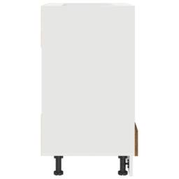 Berkfield Home Oven Cabinet in Old Wood ‚Äì 60x46x81.5 cm Made from Engineered Wood in Brown - thumbnail 6