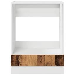 Berkfield Home Oven Cabinet in Old Wood ‚Äì 60x46x81.5 cm Made from Engineered Wood in Brown - thumbnail 5