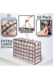 Deco Express 8 Pack Laundry Bags Large Storage XXL Multipack Strong Durable - thumbnail 4