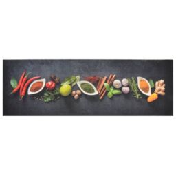 Berkfield Home Kitchen Rug Washable Spices 60x180 cm Velvet - thumbnail 2