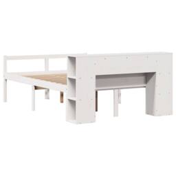 Berkfield Home Bed Frame w/Drawers Frame Sonoma Oak 180x200 cm Super King in White - thumbnail 6